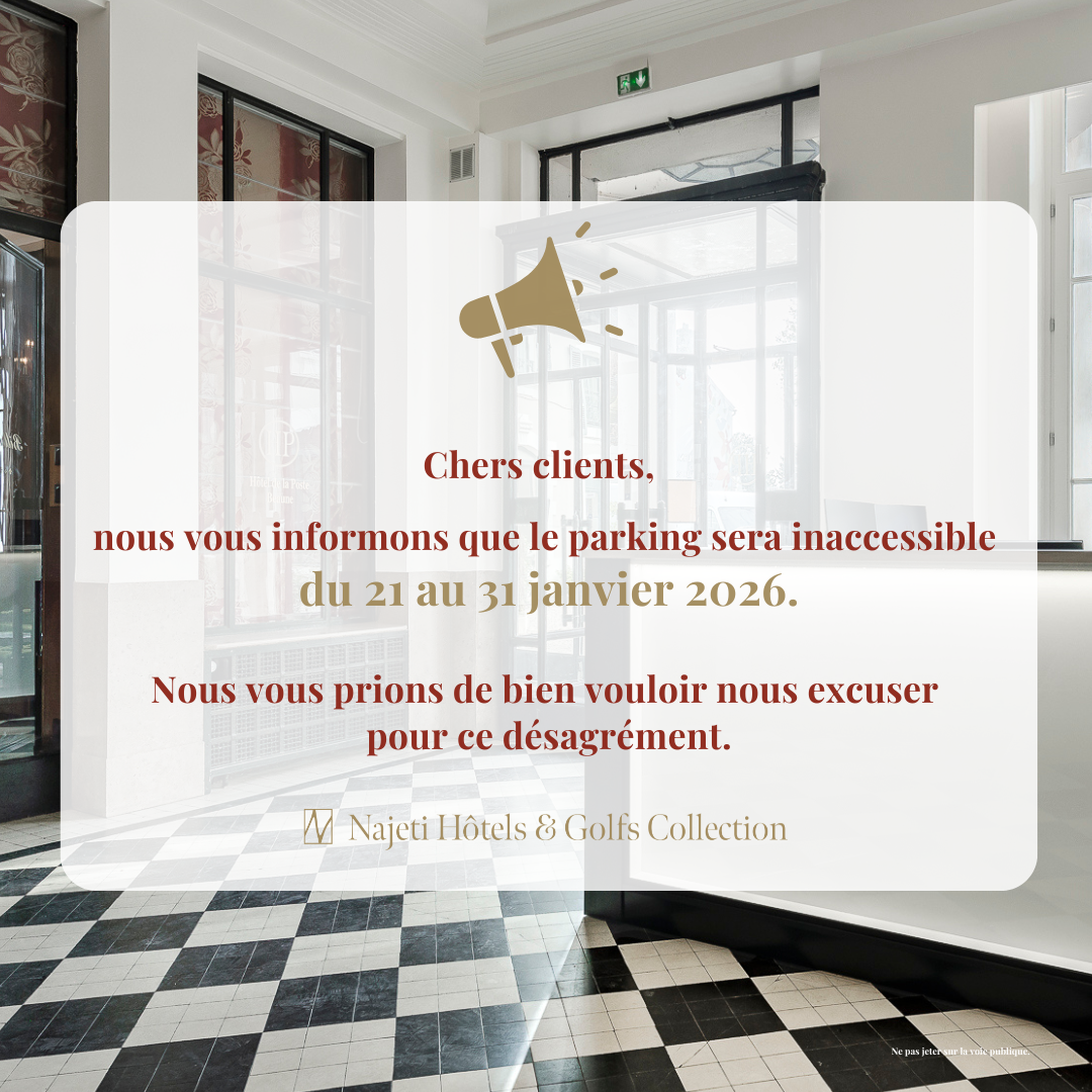 affiche parking poste (Vidéo Facebook)